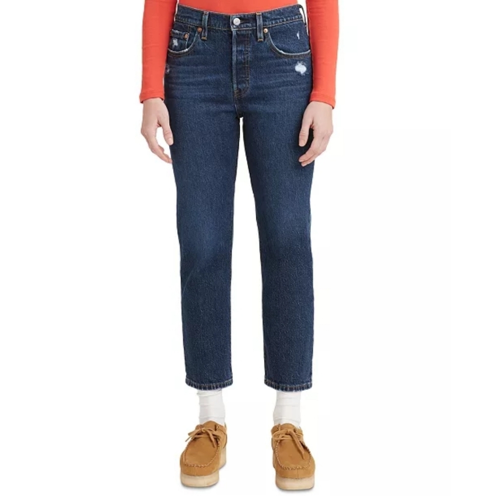 Levi's 501 Straight Crop Jeans